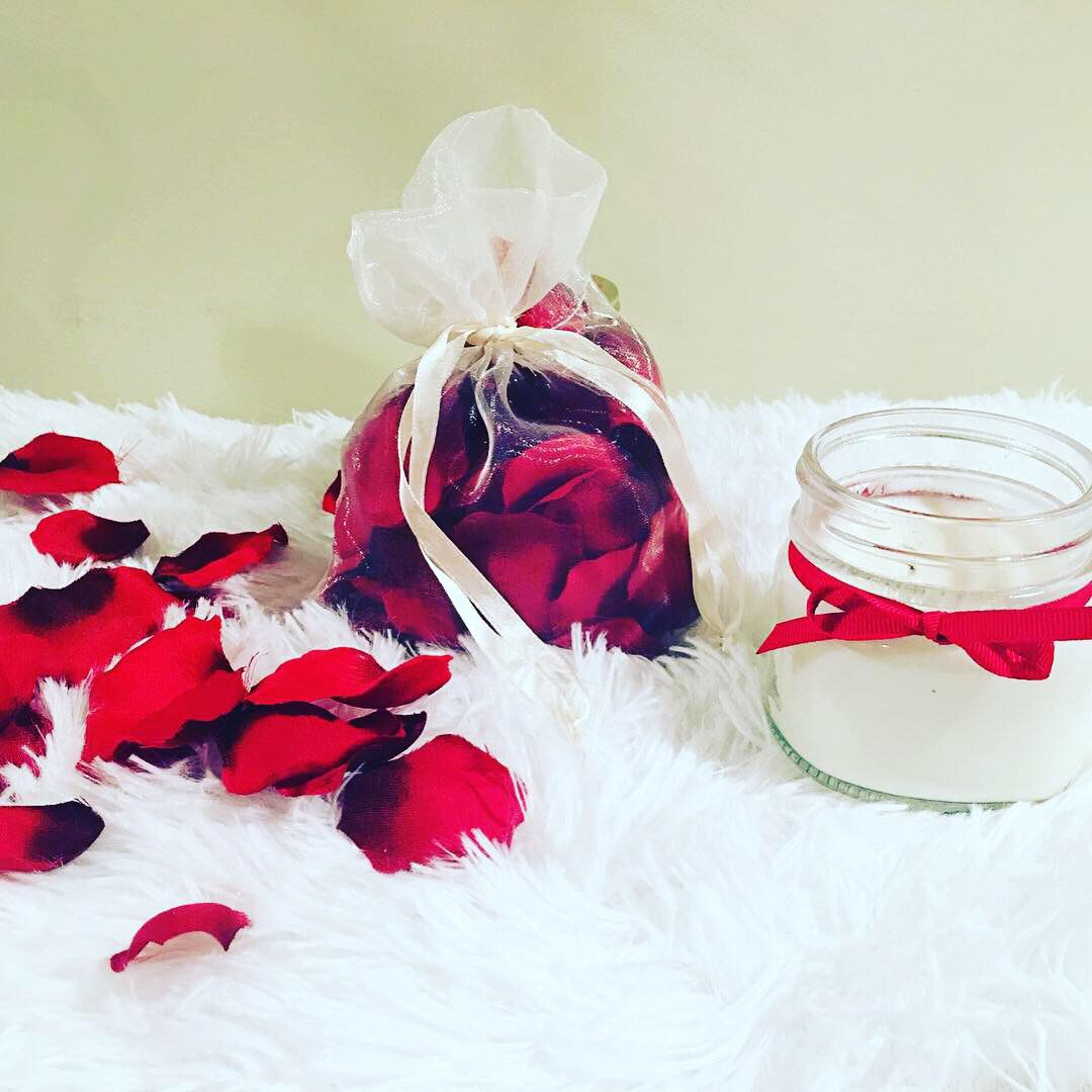 romantic candle package